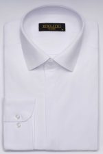 Cămașă albă clasică din bumbac