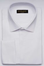 Cămașă albă elegantă din bumbac