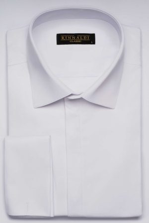 Cămașă albă elegantă din bumbac