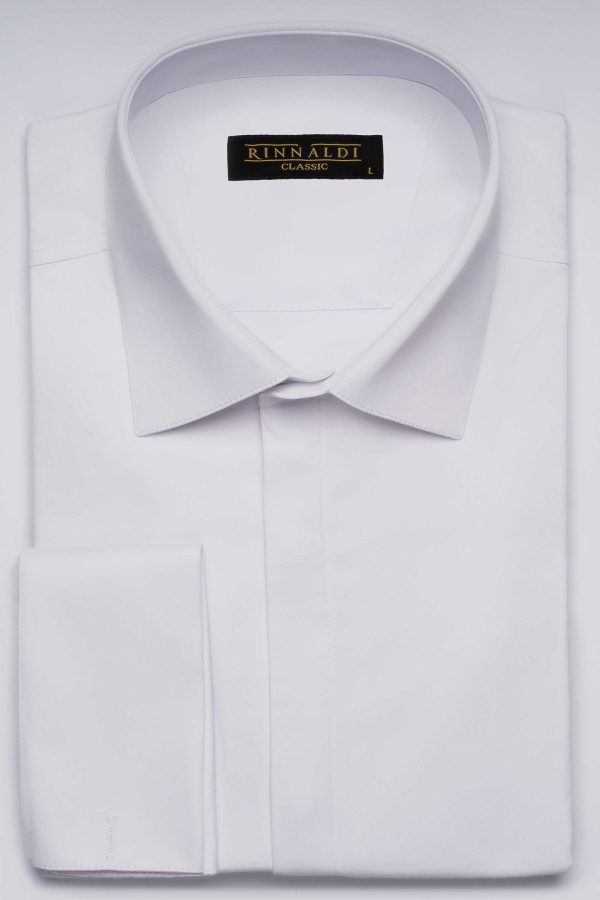 Cămașă albă elegantă din bumbac