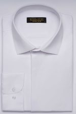 Camasa alba eleganta Extra Slim din bumbac