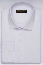Camasa albă smart casual SlimFit din bumbac