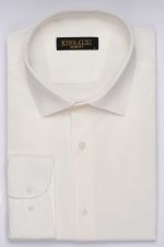 Camasa bej smart casual SlimFit din bumbac