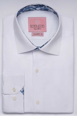 Cămașă albă smart casual din bumbac