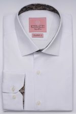 Cămașă albă smart casual din bumbac