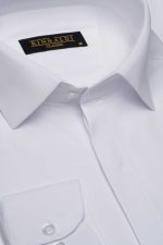 Cămașă albă clasică din bumbac