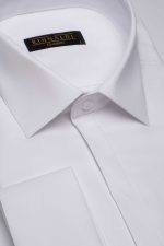 Cămașă albă elegantă din bumbac