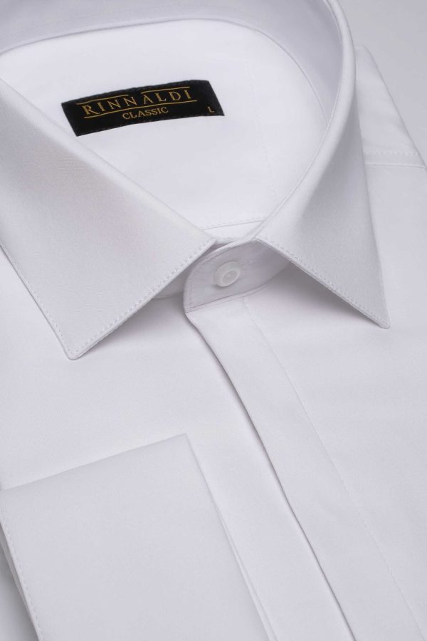 Cămașă albă elegantă din bumbac