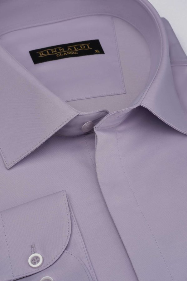 Cămașă elegantă mov clasic din bumbac