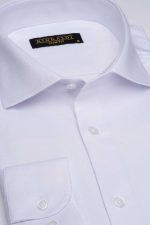 Camasa albă smart casual SlimFit din bumbac