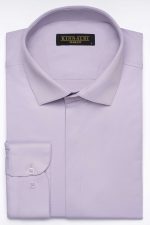 Camasa lila eleganta SlimFit din bumbac