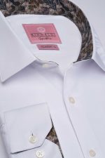 Cămașă albă smart casual din bumbac