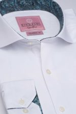 Cămașă albă smart casual din bumbac