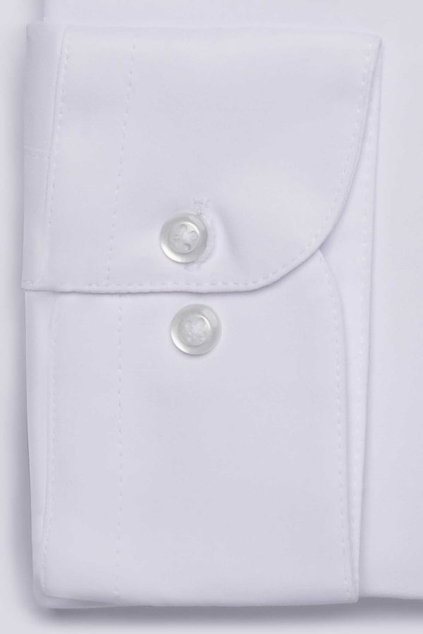 Cămașă albă clasică din bumbac