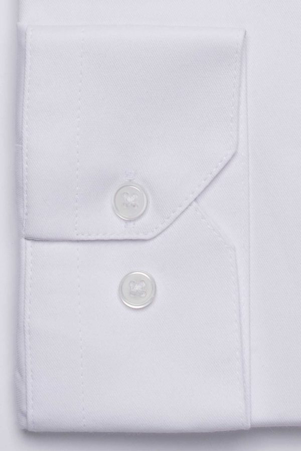 Camasa alba eleganta SlimFit din bumbac