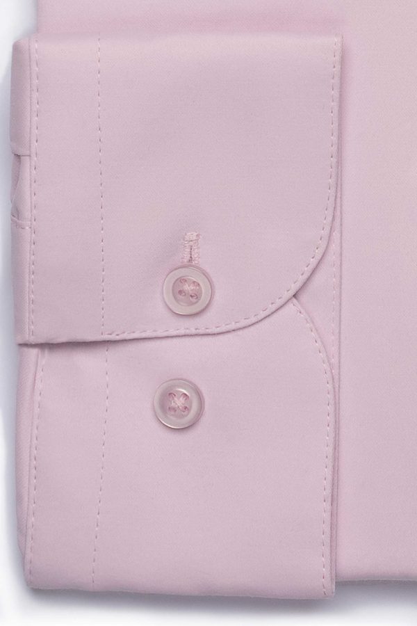 Camasa roz inchis eleganta SlimFit din bumbac