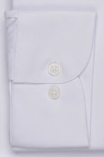 Camasa albă smart casual SlimFit din bumbac
