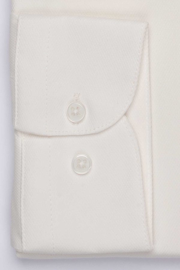 Camasa bej smart casual SlimFit din bumbac