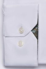 Cămașă albă smart casual din bumbac