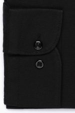 Cămașă negru elegantă din bumbac