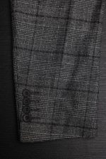 Sacou RST1 negru în carouri