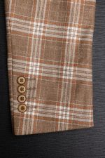 Sacou RSF18 maro în carouri