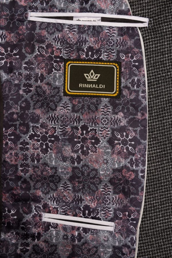 Sacou RST4 gri închis în carouri