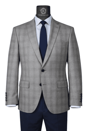 Sacou RST3 gri în carouri