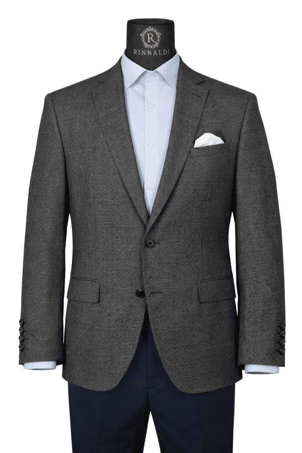 Sacou RST4 gri închis în carouri