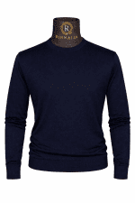 Pulover bleumarin casual