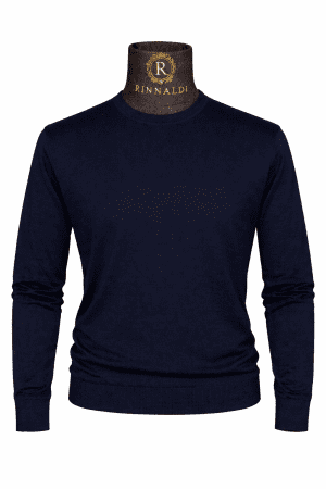 Pulover bleumarin casual