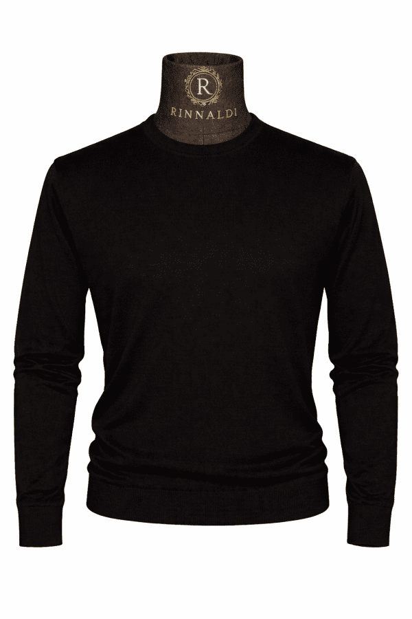 Pulover negru casual