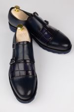 Pantofi Monk – culoare bleumarin