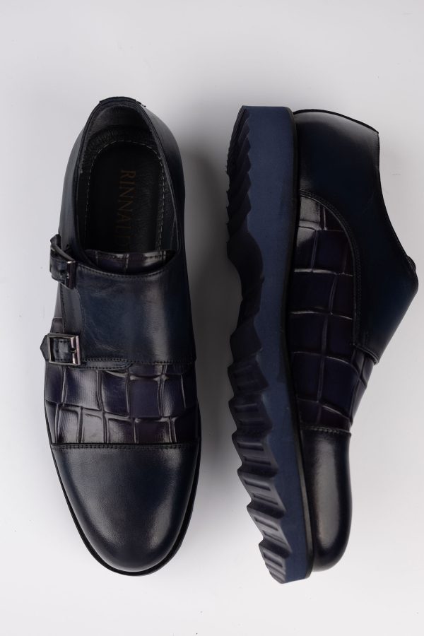 Pantofi Monk – culoare bleumarin
