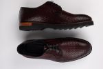 Pantofi Stil Brogue – culoare bordeux