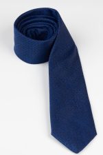 Cravată print albastru regal pentru domni cu personalitate