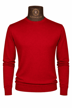 Pulover roșu casual