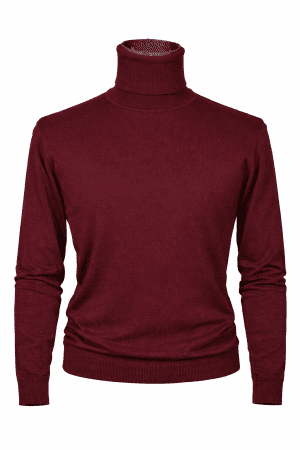 Pulover vișiniu comod