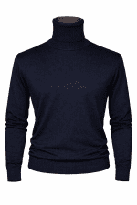 Pulover bleumarin comod