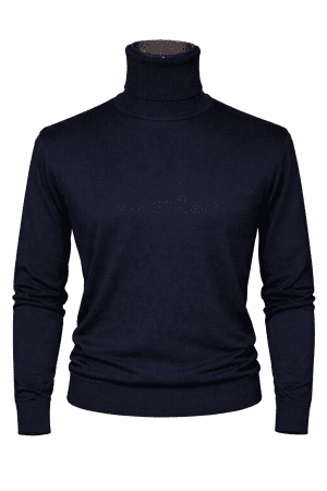 Pulover bleumarin comod