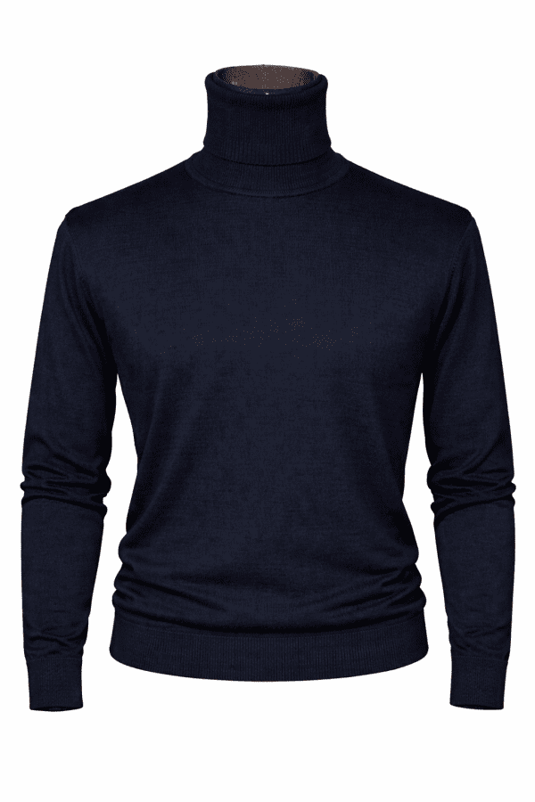 Pulover bleumarin comod