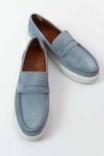 Loafers baby blue