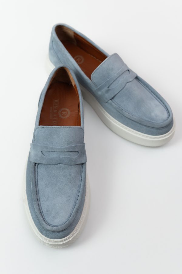 Loafers baby blue