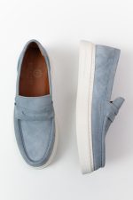 Loafers baby blue