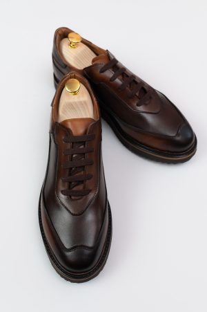 Pantofii casual - culoare maro